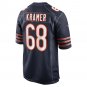Doug Kramer Chicago Bears Game Player Jersey - Navy