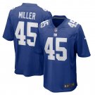 Dre Miller New York Giants Home Game Player Jersey - Royal