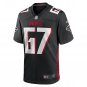 Drew Dalman Atlanta Falcons Game Jersey - Black