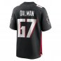 Drew Dalman Atlanta Falcons Game Jersey - Black