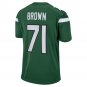 Duane Brown New York Jets Game Player Jersey - Gotham Green
