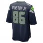 Easop Winston Jr. Seattle Seahawks Home Game Player Jersey - College Navy