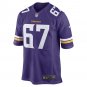 Ed Ingram Minnesota Vikings Game Player Jersey - Purple