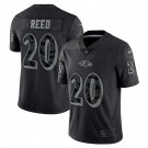 Ed Reed Baltimore Ravens Retired Player RFLCTV Limited Jersey - Black
