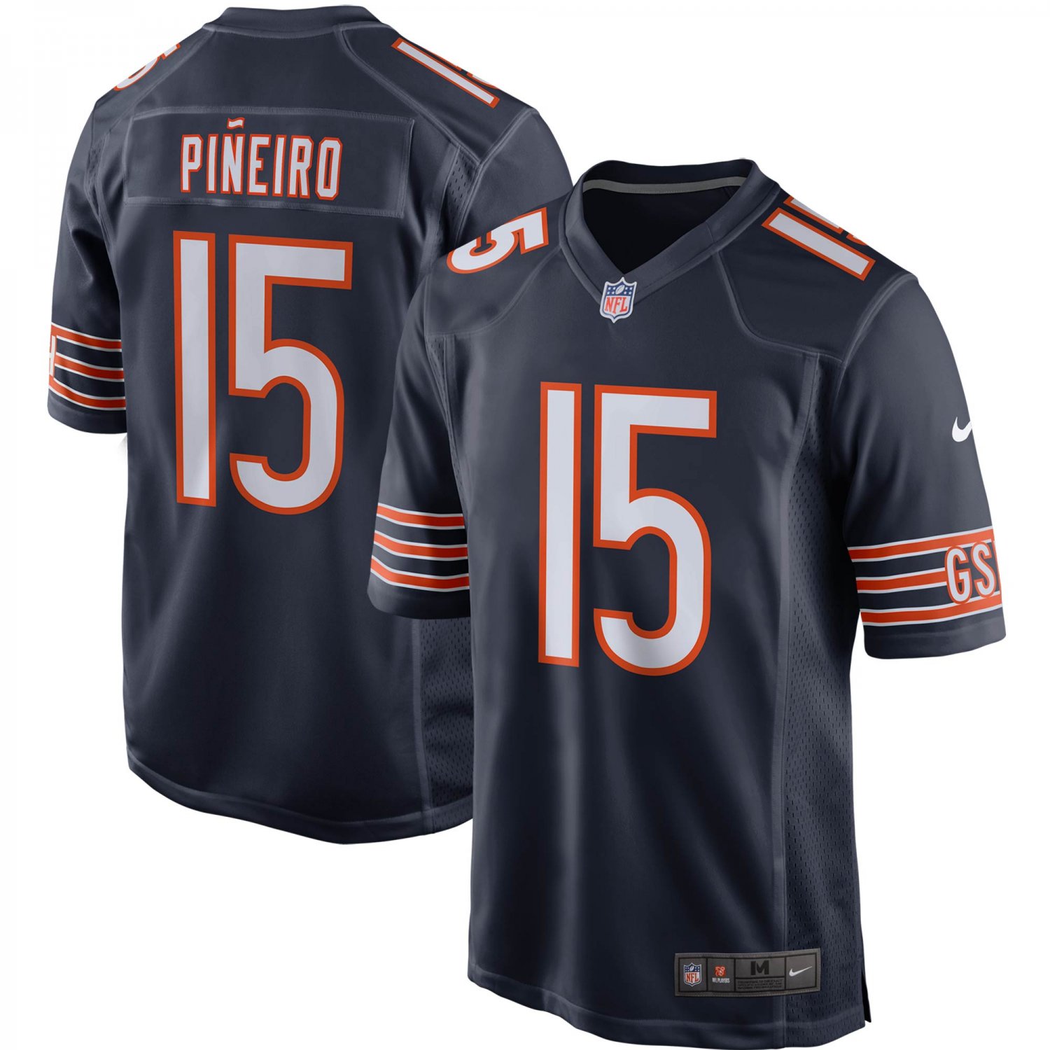 Eddy Pineiro Chicago Bears Game Player Jersey - Navy