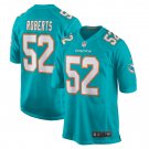 Elandon Roberts Miami Dolphins Game Player Jersey - Aqua
