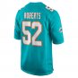 Elandon Roberts Miami Dolphins Game Player Jersey - Aqua