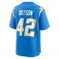 Elijah Dotson Los Angeles Chargers Team Game Jersey - Powder Blue
