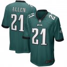 Eric Allen Philadelphia Eagles Game Retired Player Jersey - Midnight Green