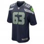 Evan Brown Seattle Seahawks Game Jersey - College Navy