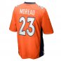 Fabian Moreau Denver Broncos Team Game Jersey - Orange