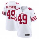 Faithful 49 San Francisco 49ers Player Game Jersey - White