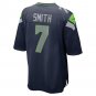Geno Smith Seattle Seahawks Game Jersey - College Navy