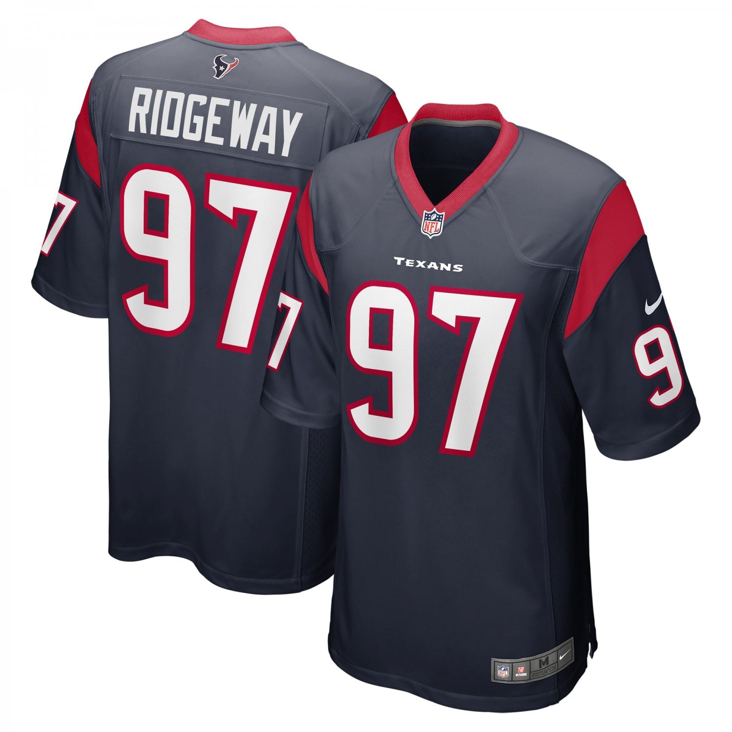 Hassan Ridgeway Houston Texans Game Player Jersey - Navy