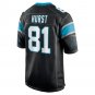 Hayden Hurst Carolina Panthers Game Player Jersey - Black