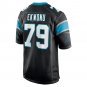 Ikem Ekwonu Carolina Panthers Player Game Jersey - Black