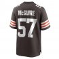 Isaiah McGuire Cleveland Browns Team Game Jersey - Brown
