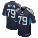 Isaiah Wilson Tennessee Titans Game Jersey - Navy