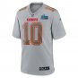 Isiah Pacheco Kansas City Chiefs Super Bowl LVII Patch Atmosphere Fashion Game Jersey - Gray