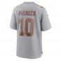 Isiah Pacheco Kansas City Chiefs Super Bowl LVII Patch Atmosphere Fashion Game Jersey - Gray