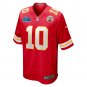 Isiah Pacheco Kansas City Chiefs Super Bowl LVII Patch Game Jersey - Red