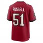 J.J. Russell Tampa Bay Buccaneers Game Player Jersey - Red