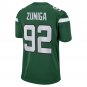 Jabari Zuniga New York Jets Game Jersey - Gotham Green