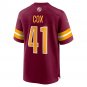 Jabril Cox Washington Commanders Team Game Jersey - Burgundy