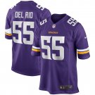 Jack Del Rio Minnesota Vikings Game Retired Player Jersey - Purple