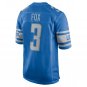 Jack Fox Detroit Lions Game Jersey - Blue