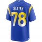 Jackie Slater Los Angeles Rams Game Retired Player Jersey - Royal