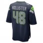 Jacob Hollister Seattle Seahawks Home Game Player Jersey - College Navy