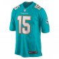 Jaelan Phillips Miami Dolphins Game Player Jersey - Aqua