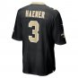 Jake Haener New Orleans Saints Team Game Jersey - Black