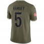 Jalen Ramsey Los Angeles Rams 2022 Salute To Service Limited Jersey - Olive