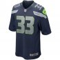 Jamal Adams Seattle Seahawks Game Jersey - College Navy