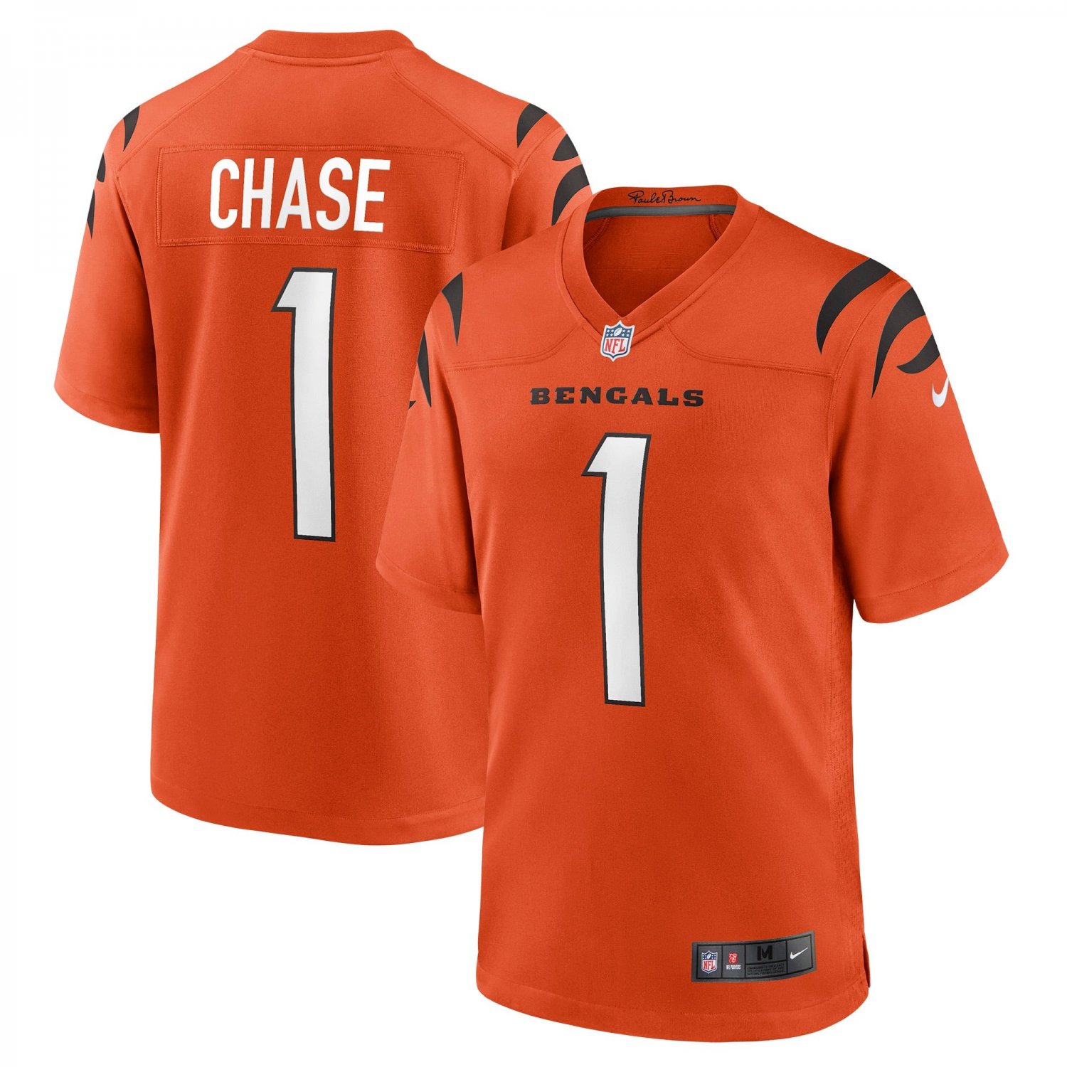 Ja'Marr Chase Cincinnati Bengals Game Jersey - Orange