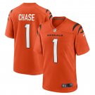 Ja'Marr Chase Cincinnati Bengals Game Jersey - Orange