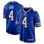 James Cook Buffalo Bills Game Player Jersey - Royal