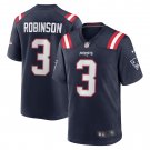 James Robinson New England Patriots Game Player Jersey - Navy