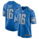 Jared Goff Detroit Lions Player Game Jersey - Blue