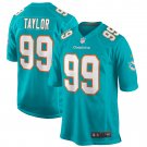 Jason Taylor Miami Dolphins Game Retired Player Jersey - Aqua
