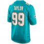 Jason Taylor Miami Dolphins Game Retired Player Jersey - Aqua