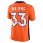 Javonte Williams Denver Broncos Vapor Untouchable Limited Jersey - Orange