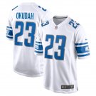 Jeff Okudah Detroit Lions Game Player Jersey - White