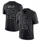 Jim Kelly Buffalo Bills Retired Player RFLCTV Limited Jersey - Black