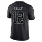 Jim Kelly Buffalo Bills Retired Player RFLCTV Limited Jersey - Black