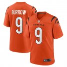 Joe Burrow Cincinnati Bengals Alternate Game Jersey - Orange