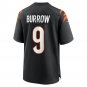 Joe Burrow Cincinnati Bengals Player Game Jersey - Black