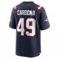 Joe Cardona New England Patriots Game Jersey - Navy